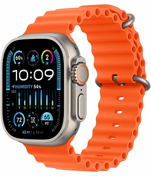 Смарт-часы Apple Watch Ultra 2 GPS + Cellular, 49 мм, оранжевого цвета